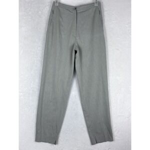 PIAZZA SEMPIONE Women's Gray Trouser Pant Cotton Nylon Lycra Italy 42 (26")